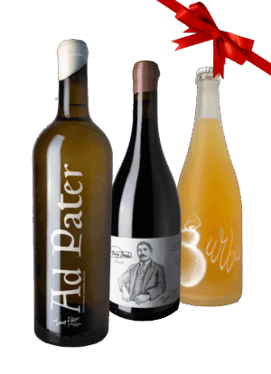 Pack tres botellas vinos singulares regalo navidad