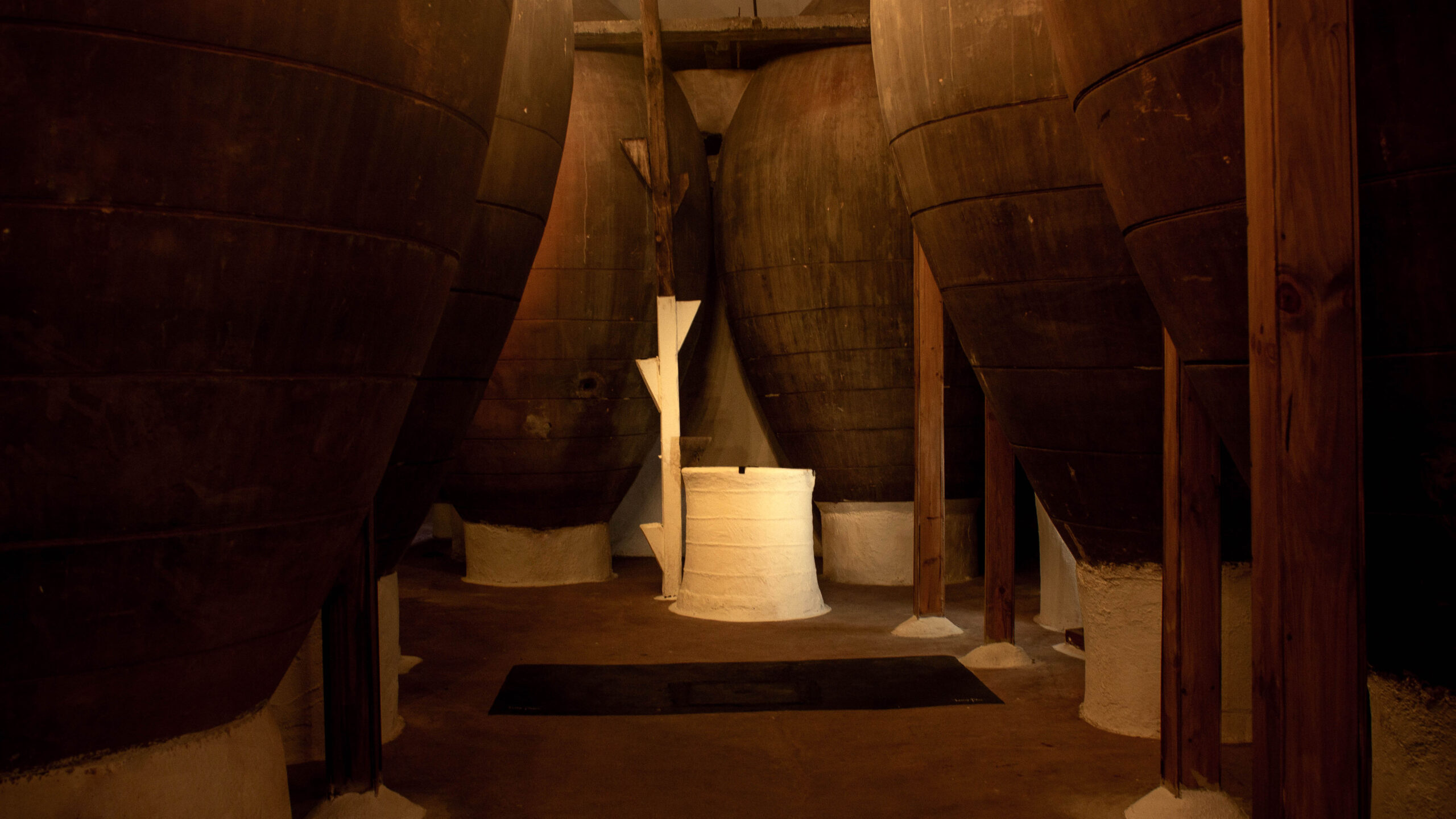 Reducida Tinajas centenarias y pozo (Tinaja enterrada) con Brocal de barro